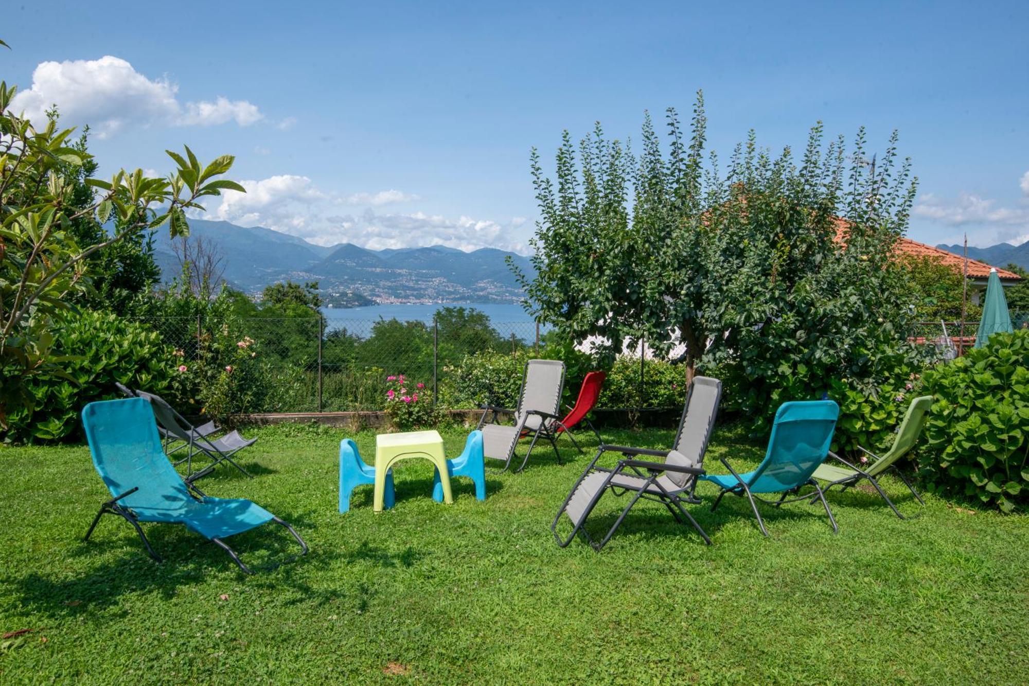 Casa Lilla - Lakeview Large Apartments With Garden Above Stresa Eksteriør billede